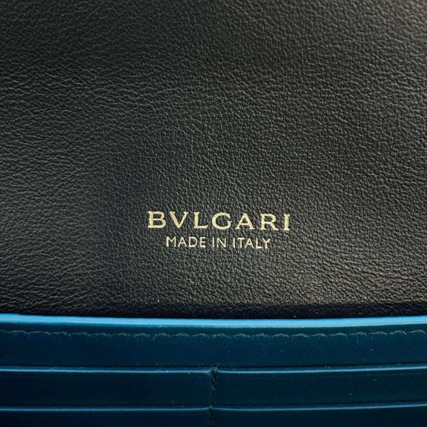 9462991 12 BVLGARI Logo Infinitum Long Wallet Black