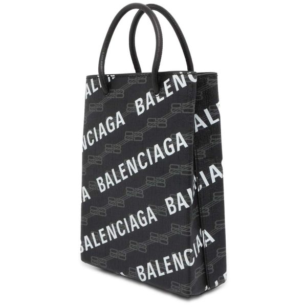 9463400 02 Balenciaga Large Shopping 2way Shoulder Bag Black