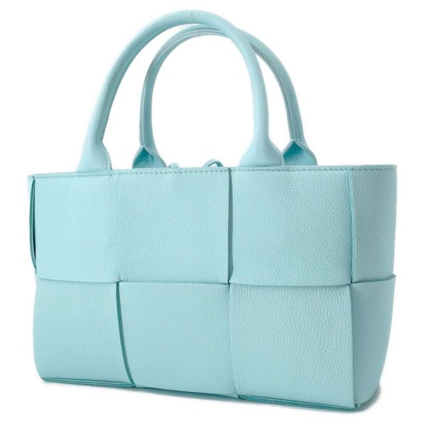 9463714 02 Bottega Veneta Arco Intrecciato 2way Intre Tote Bag Light Blue