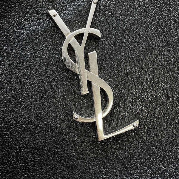 9463738 11 Saint Laurent Paris Logo Lou Shoulder Bag Black