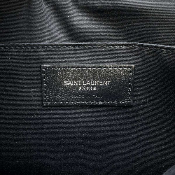 9463738 12 Saint Laurent Paris Logo Lou Shoulder Bag Black