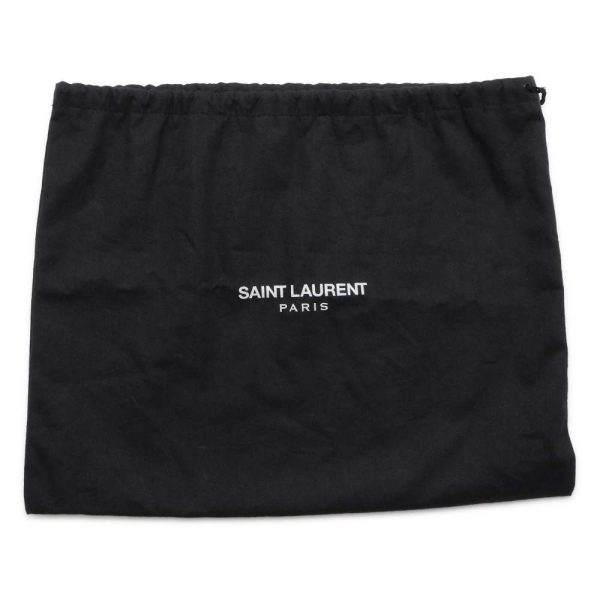 9463738 13 Saint Laurent Paris Logo Lou Shoulder Bag Black