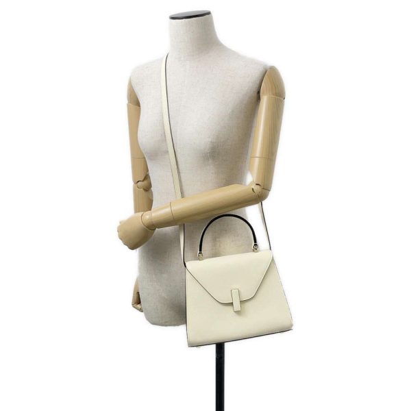 9470941 05 Valextra Iside Mini Soft 2way Handbag White