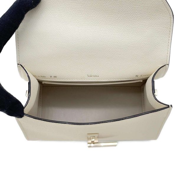 9470941 06 Valextra Iside Mini Soft 2way Handbag White