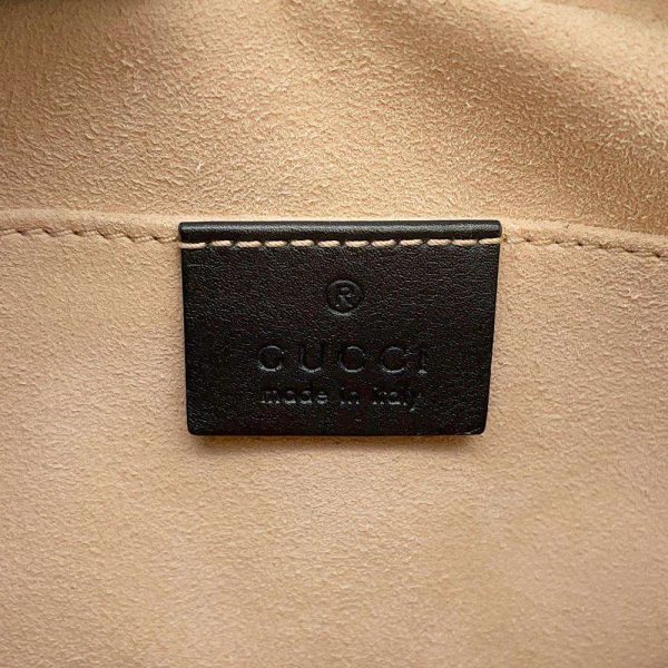 9471894 12 Gucci GG Marmont Fake Pearl Shoulder Bag Black