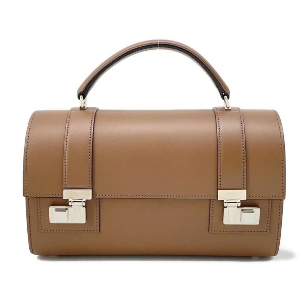 9482852 01 Moynat Cabotin 2way Shoulder Bag Brown