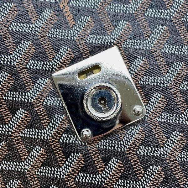 9484900 09 Goyard Briefcase Bag Black Brown