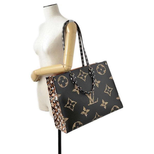 9499058 05 Louis Vuitton On the Go GM Tote Bag Noir Brown