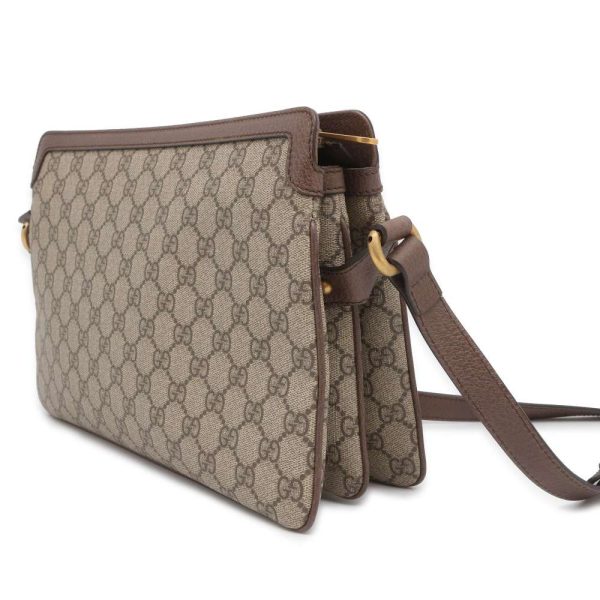 9502819 02 Gucci Shoulder Bag BeigeBrown