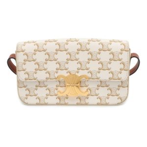 9502864 01 Bottega Veneta Double Knot Handbag Leather White