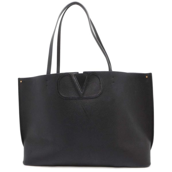 9503052 01 Valentino Garavani V Logo Filmy FILL Shoulder Bag Black