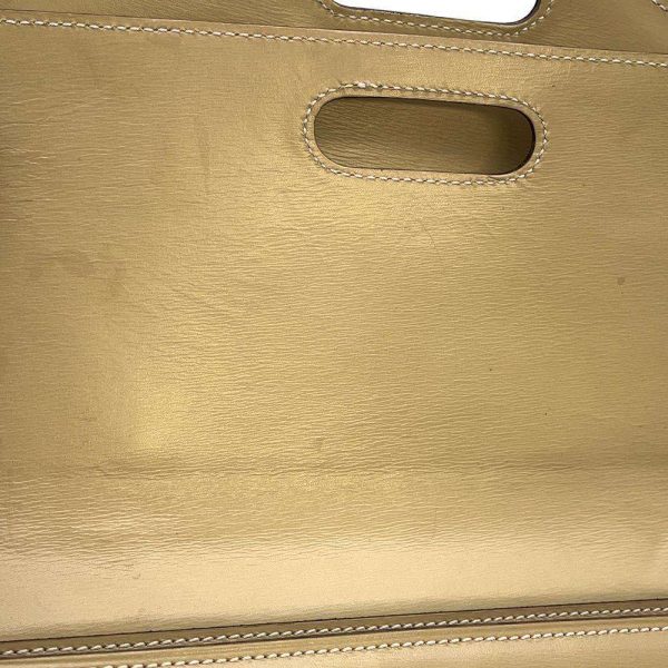 9503359 09 Celine Logo Double Flap Handbag Beige