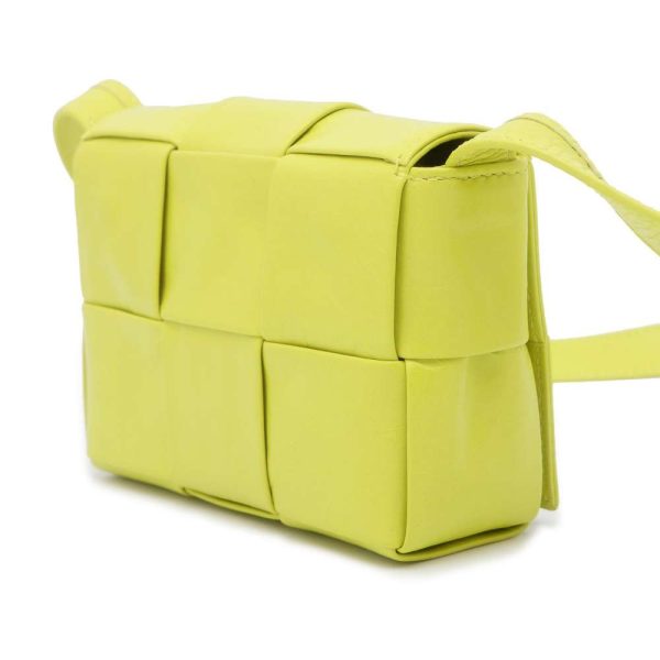 9503472 02 Bottega Veneta Candy Cassette Pochette Shoulder Bag Yellow