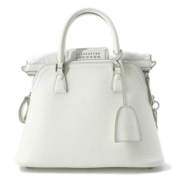 9512115 01 Maison Mini Margiela 2way Shoulder Bag White