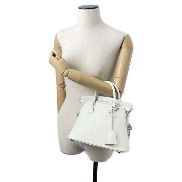 9512115 04 Maison Mini Margiela 2way Shoulder Bag White