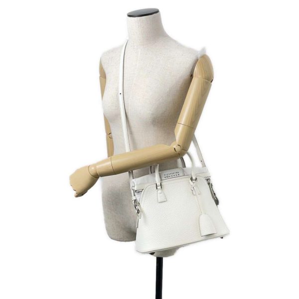 9512115 05 Maison Mini Margiela 2way Shoulder Bag White