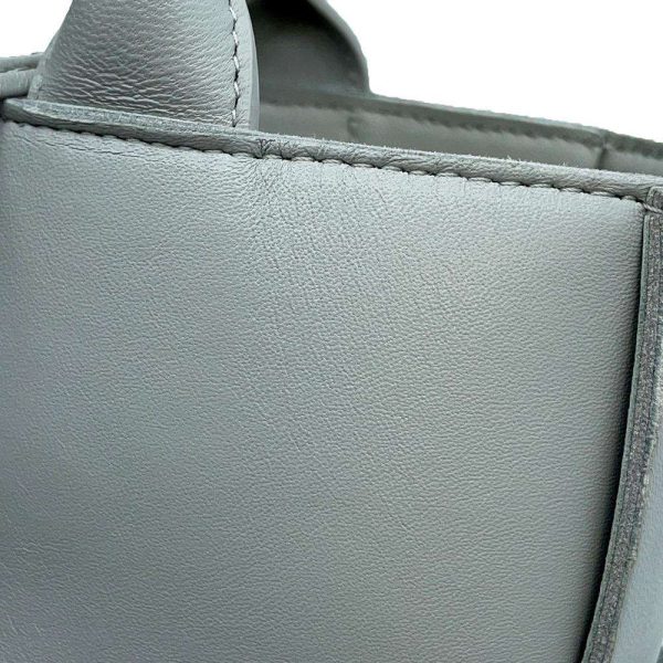 9514461 09 Bottega Veneta Arco Mini Intrecciato 2way Shoulder Bag Gray