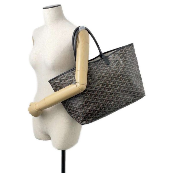 9516700 04 Goyard Saint Louis PM Shoulder Bag Black