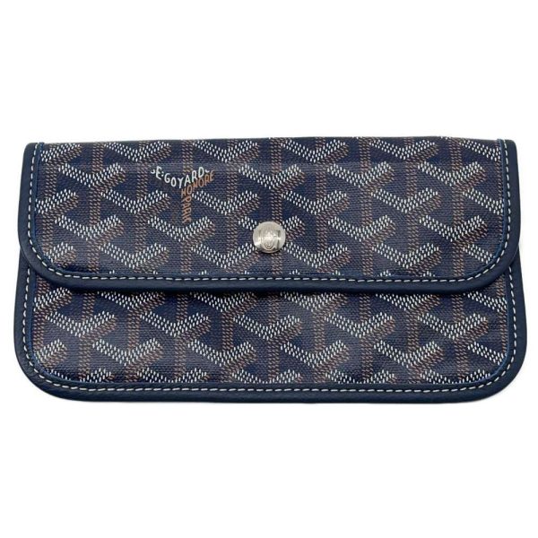 9516717 12 Goyard Saint Louis PM Shoulder Bag Navy