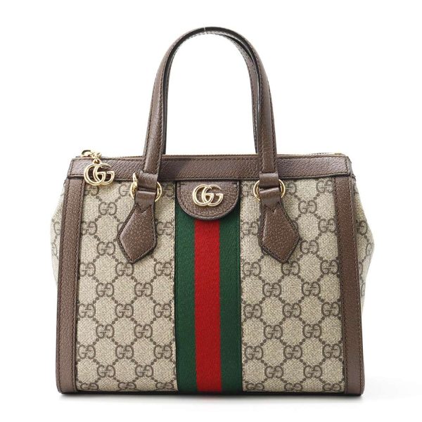 9519312 01 Gucci Ophidia 2WAY Shoulder Bag BeigeBrown