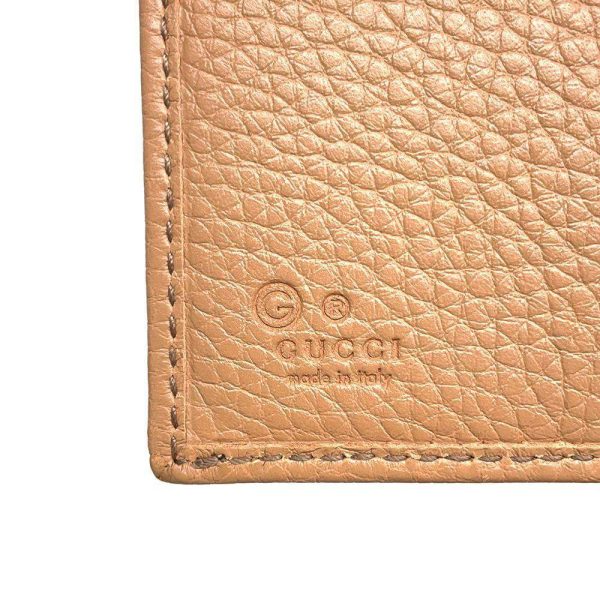 9521261 09 Gucci Soho Compact Trifold Wallet pink beige