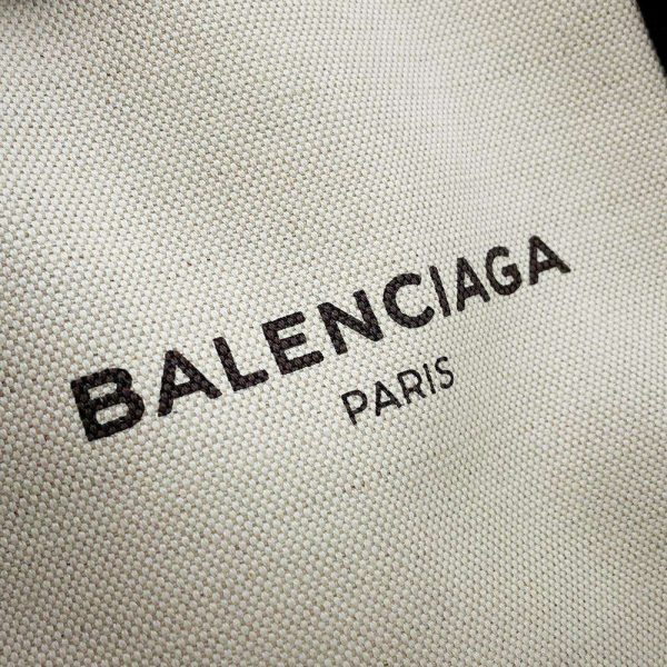 9521704 13 Balenciaga Cabas S Tote Bag Black White