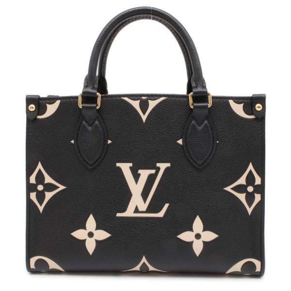 9531253 01 Louis Vuitton On the Go PM Shoulder Handbag Black