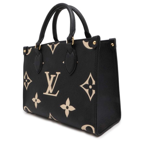 9531253 02 Louis Vuitton On the Go PM Shoulder Handbag Black