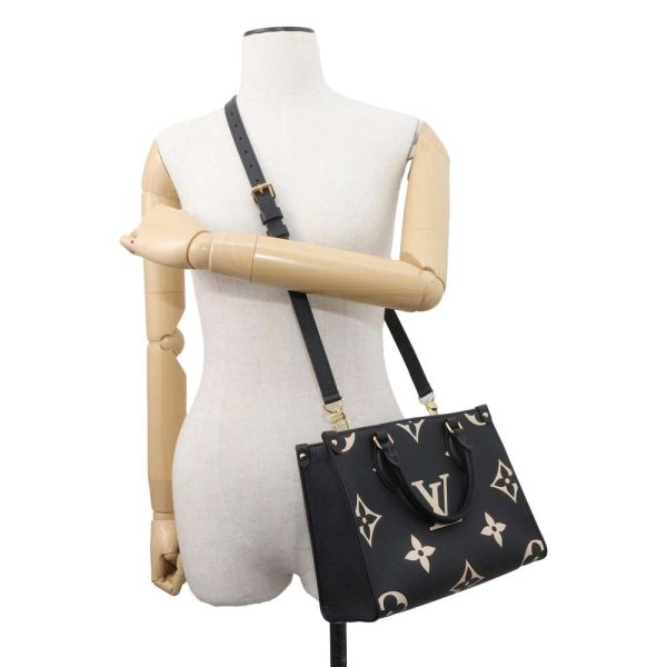 9531253 04 Louis Vuitton On the Go PM Shoulder Handbag Black