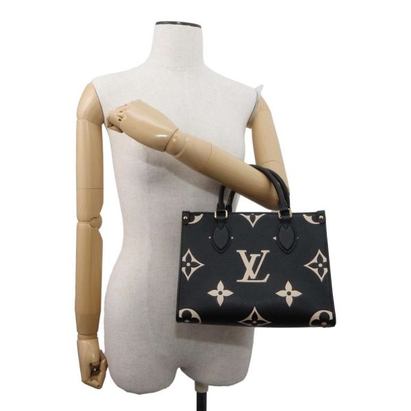 9531253 05 Louis Vuitton On the Go PM Shoulder Handbag Black