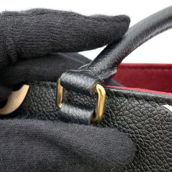 9531253 11 Louis Vuitton On the Go PM Shoulder Handbag Black