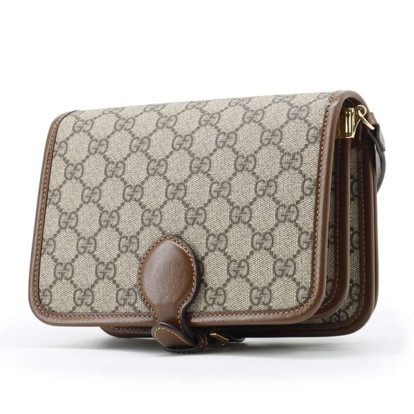 9531840 02 Gucci Interlocking G Crossbody Shoulder Bag Beige