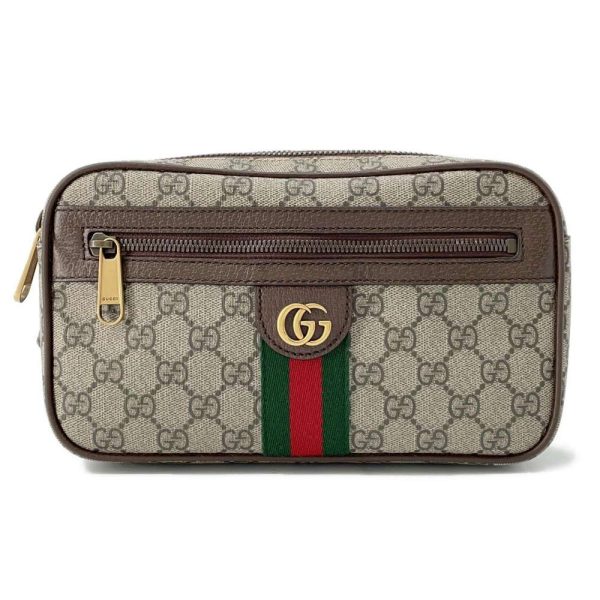 9534322 01 Gucci GG Supreme Ophidia Belt Body Bag Beige