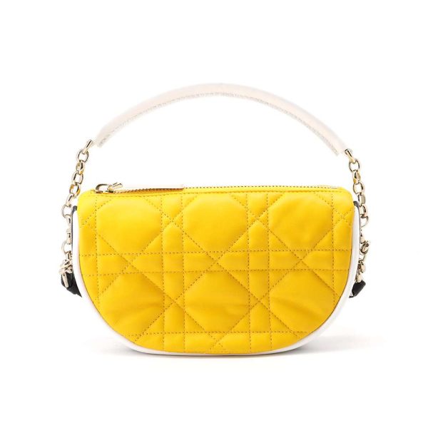 9534339 01 Christian Dior Vive 2way Hobo Shoulder Bag Yellow