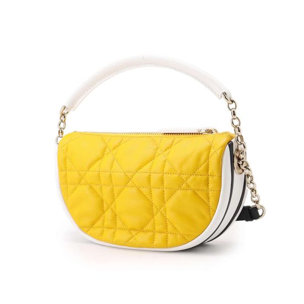 9534339 02 Christian Dior Vive 2way Hobo Shoulder Bag Yellow