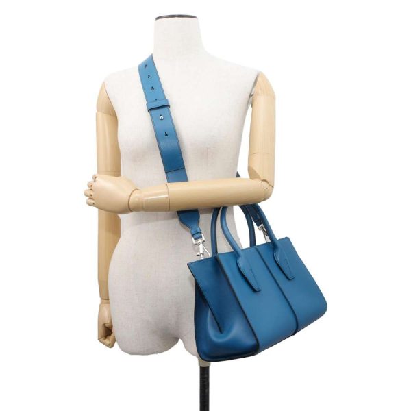 9536760 04 Tods Holly 2way Shoulder Bag Blue