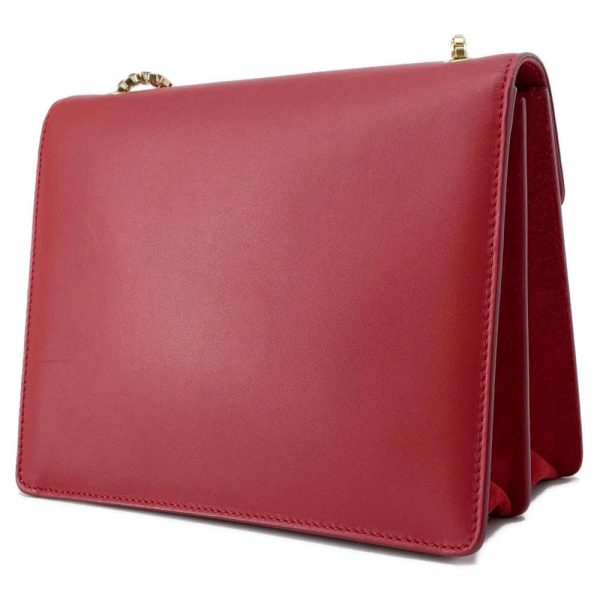 9537026 02 Salvatore Ferragamo Chain Shoulder Bag Red