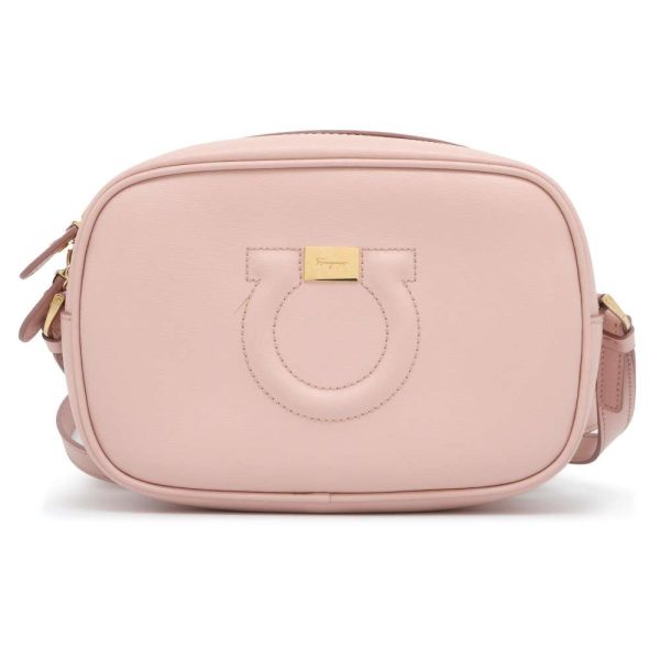 9537057 01 Ferragamo Camera Shoulder Bag Pink