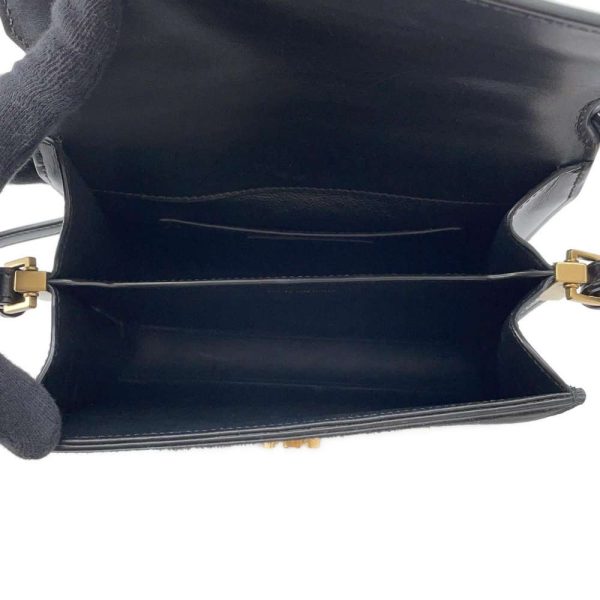 9537064 06 Saint Laurent Paris Cassandra 2way Shoulder Bag Black