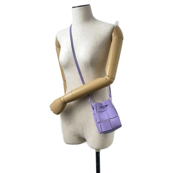 9537118 04 Bottega Veneta Cassette Crossbody Shoulder Bag Purple