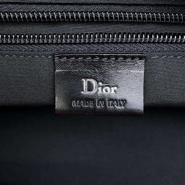 9537170 13 Dior Boston Bag Leather Dior Homme 2Way Travel Black