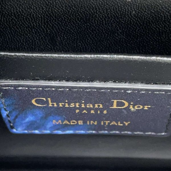 9538023 13 Christian Dior Montaigne Shoulder Bag Navy Blue