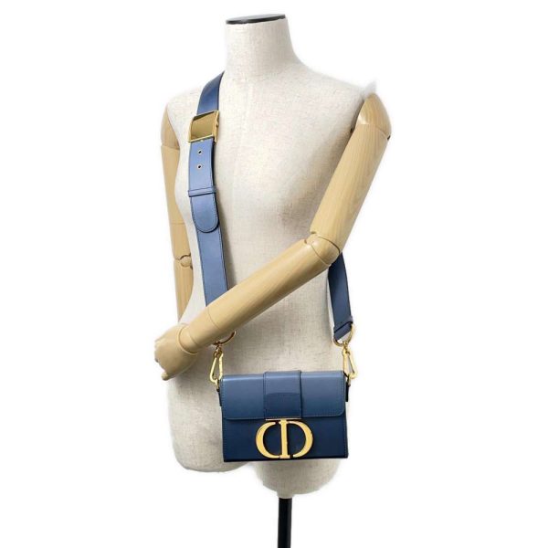 9538030 04 Christian Dior Montaigne Shoulder Bag Blue