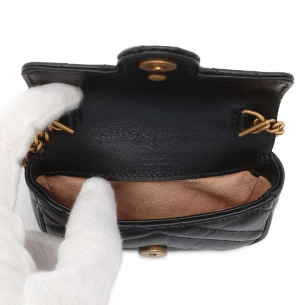 9538207 05 Gucci GG Marmont Accessory Case Black