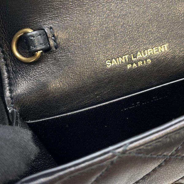 9541498 07 Saint Laurent Paris Gayby Chain Shoulder Bag Black