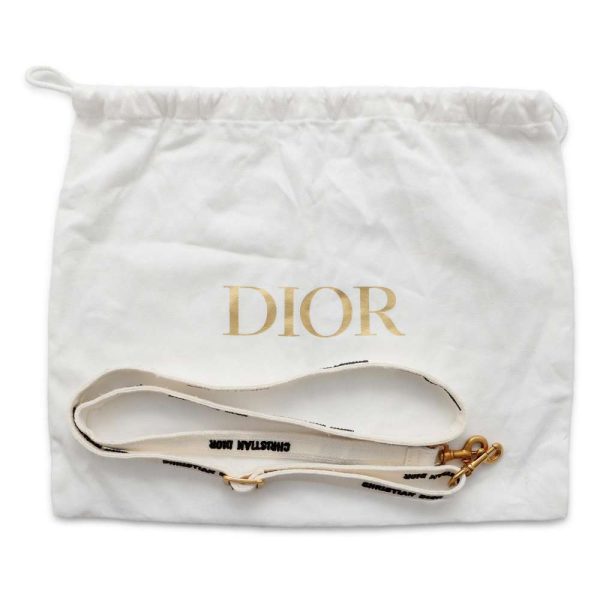 9541535 11 Christian Dior 2way Shoulder Bag White