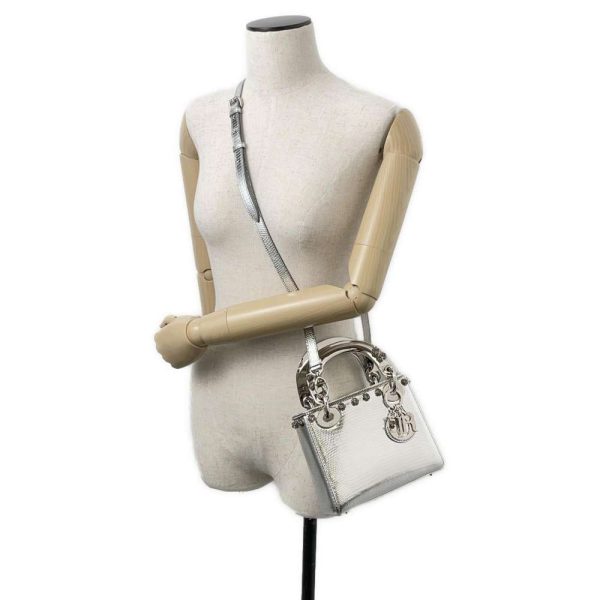 9555419 05 Christian Dior Lizard Mini 2 Way Shoulder Bag