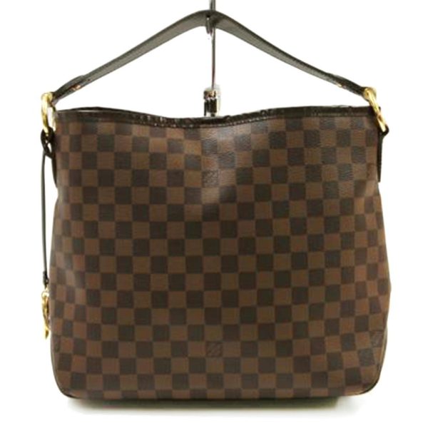 95586 1 Louis Vuitton Delightful PM Damier Ebene Shoulder Bag Brown