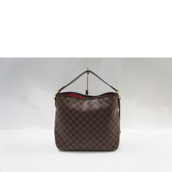 95586 2 Louis Vuitton Delightful PM Damier Ebene Shoulder Bag Brown