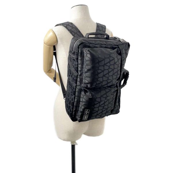 9560758 06 Valentino 3way Shoulder Backpack Black